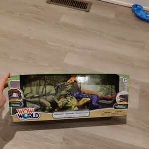 New!Wow World Dinosaur Toy Set For Dinosaurs Lovers